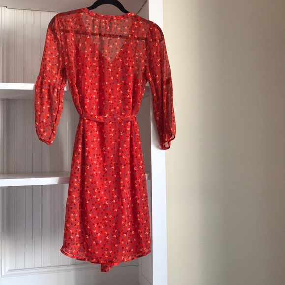 Fall Women’s Medium Dresses Navy & Coral Summer - Picture 13 of 13